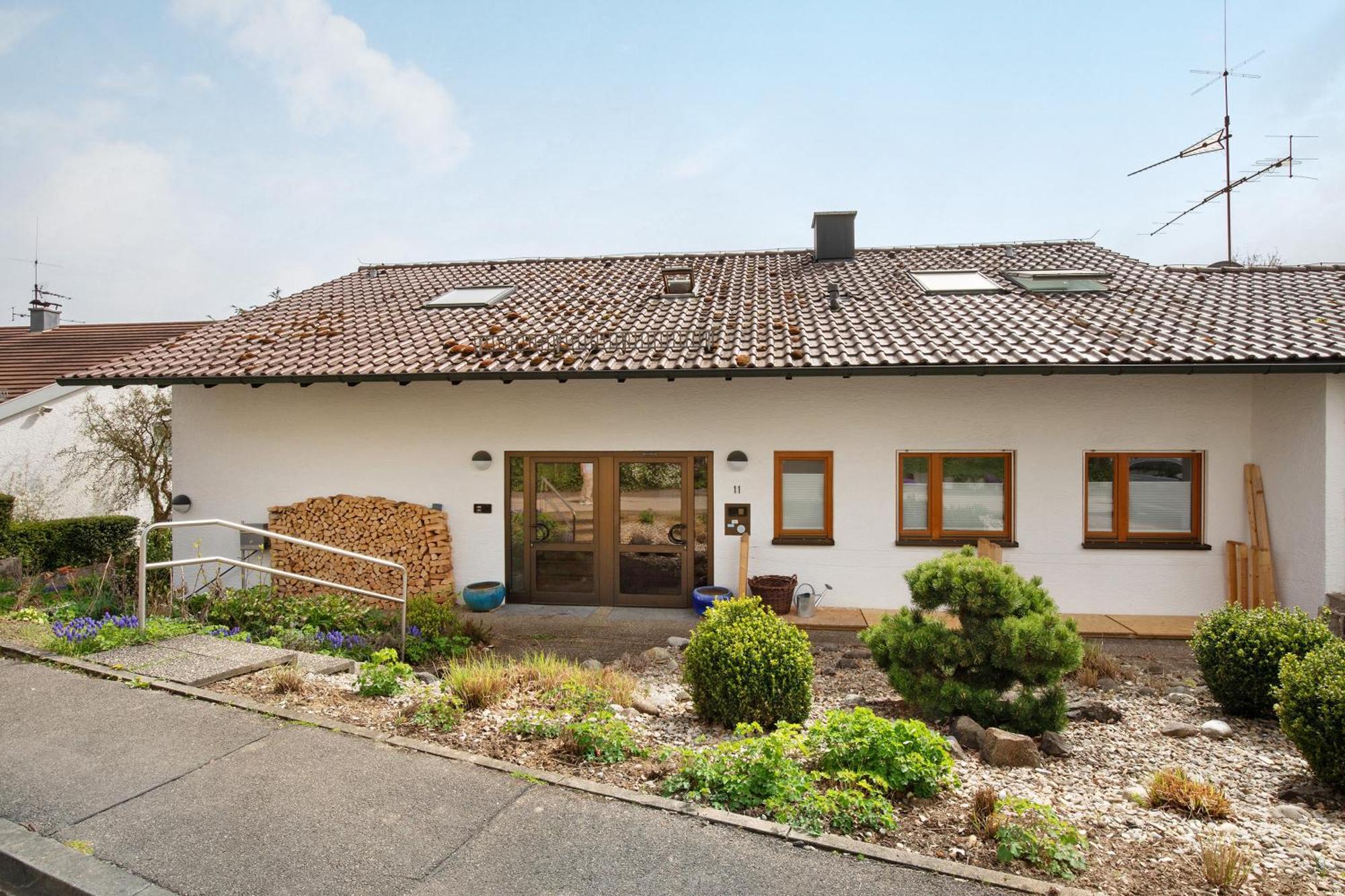 Ferienwohnung Lautertal Loft Blaustein Exterior foto